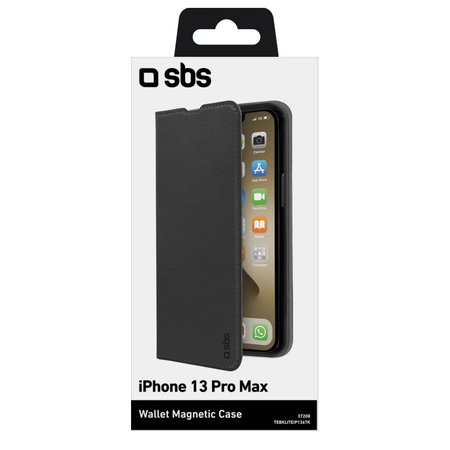 SBS - Ovitek Book Wallet Lite za iPhone 13 Pro Max, črn