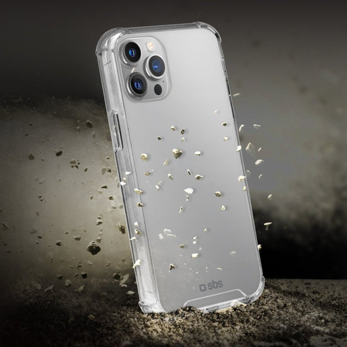SBS - Ovitek Impact za iPhone 13 Pro, prozoren