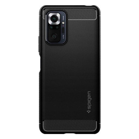 Spigen - Ovitek Rugged Armor za Xiaomi Redmi Note 10 Pro, črna
