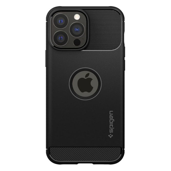 Spigen - Ovitek Rugged Armor za iPhone 13 Pro, črna