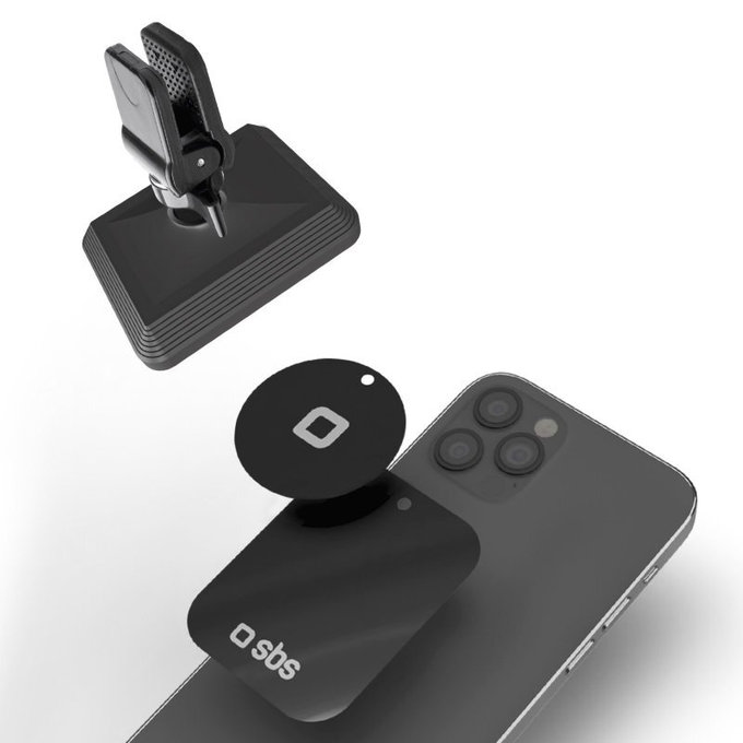 SBS - Avtomobilsko držalo za ventilacijo, magnetno, pravokotno, črno