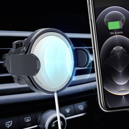 SBS - Avtomobilski nosilec za prezračevanje z MagSafe, črn