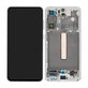 Samsung Galaxy S21 FE G990B - LCD zaslon + steklo na dotik + okvir (White) - GH82-26414B, GH82-26420B, GH82-26590B Genuine Service Pack