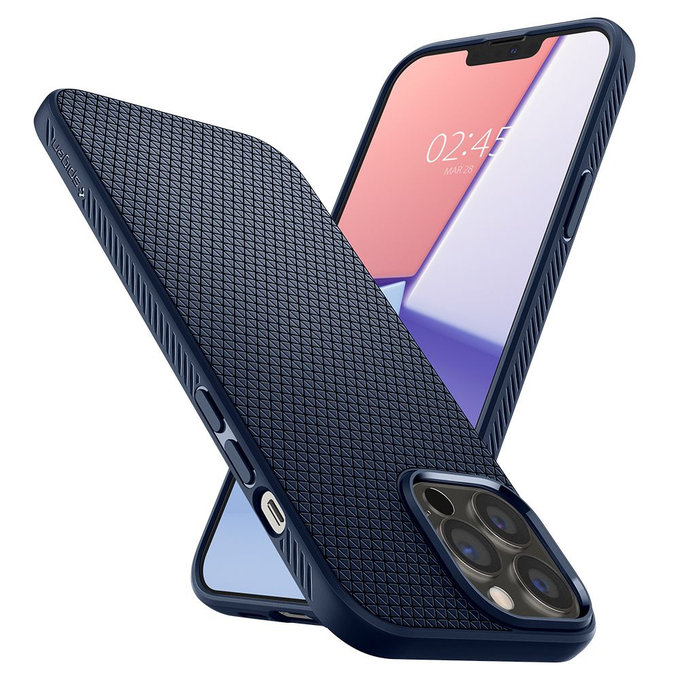 Spigen - Ovitek Liquid Air za iPhone 13 Pro Max, modra