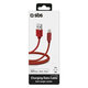SBS - Lightning / USB kabel (1m), rdeč