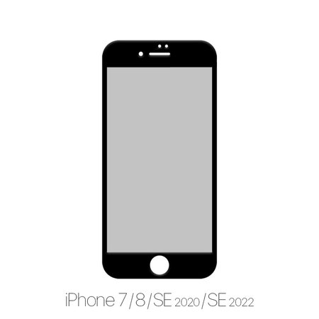 FixPremium Privacy Anti-Spy Glass - Kaljeno Steklo za iPhone 7, 8, SE 2020 in SE 2022