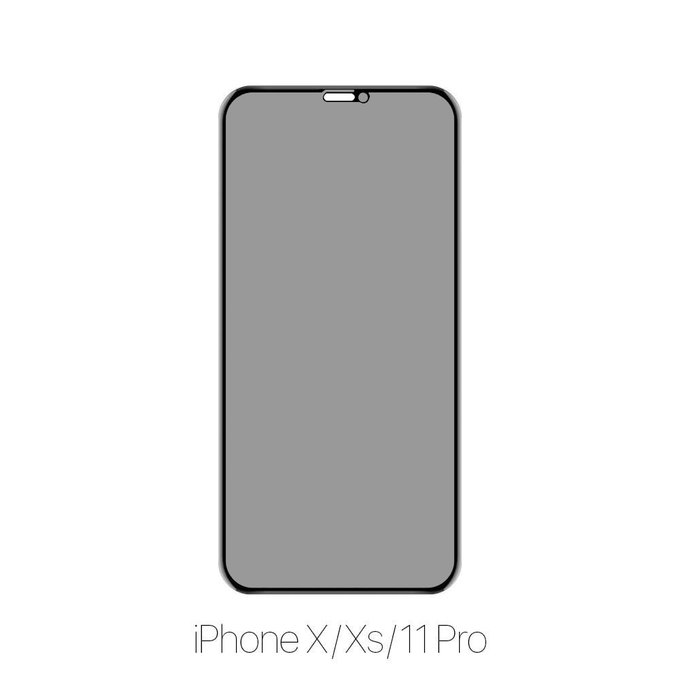 FixPremium Privacy Anti-Spy Glass - Kaljeno Steklo za iPhone X, XS in 11 Pro