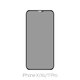 FixPremium Privacy Anti-Spy Glass - Kaljeno Steklo za iPhone X, XS in 11 Pro