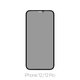 FixPremium Privacy Anti-Spy Glass - Kaljeno Steklo za iPhone 12 in 12 Pro