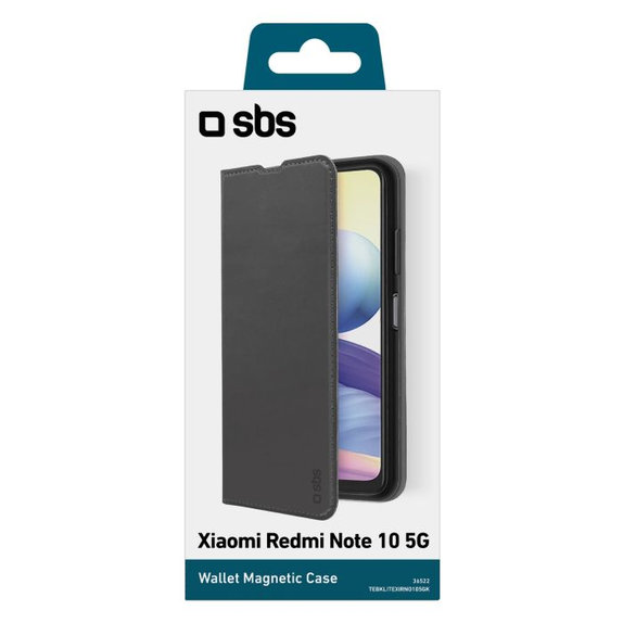 SBS - Ovitek Book Wallet Lite za Xiaomi Redmi Note 10 5G, Poco M3 Pro 5G, črn