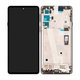 Motorola Edge 20 XT2143 - LCD zaslon + steklo na dotik + okvir (Frosted Grey) - 5D68C19192 Genuine Service Pack