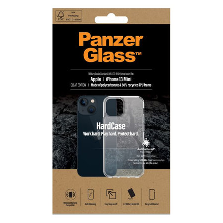 PanzerGlass - HardCase AB ovitek za iPhone 13 mini, prozoren