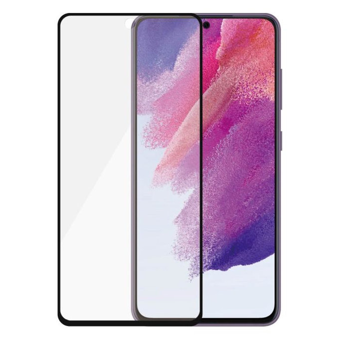 PanzerGlass - Kaljeno Steklo Case Friendly AB za Samsung Galaxy S21 FE, črn