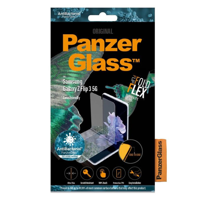 PanzerGlass - Zaščitna Folija Case Friendly AB za Samsung Galaxy Z Flip3, transparent