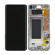 Samsung Galaxy S10 G973F - LCD zaslon + steklo na dotik + okvir (Silver) - GH82-18850G, GH82-18835G Genuine Service Pack