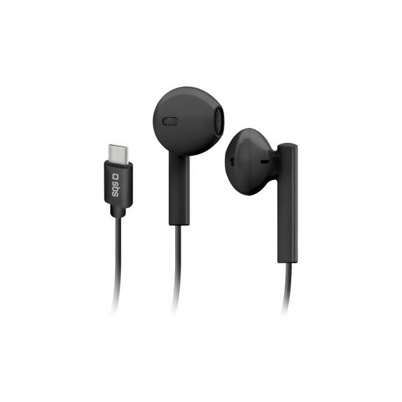 SBS - Studio Mix 65c stereo slušalke, USB-C priključek, črne