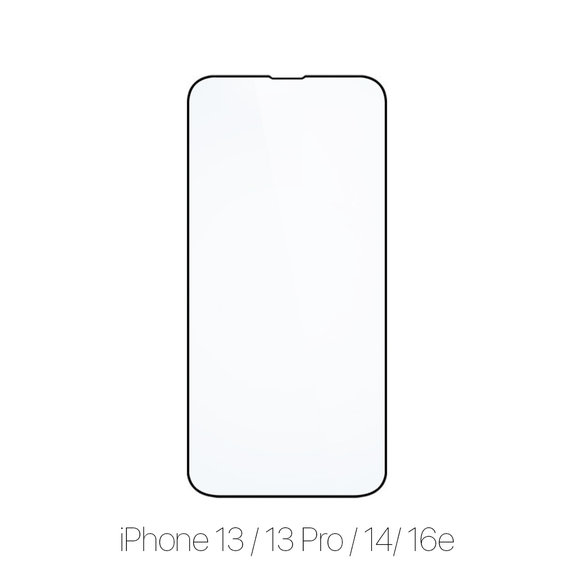 FixPremium FullCover Glass - Kaljeno Steklo za iPhone 13, 13 Pro in 14