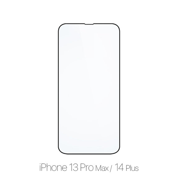 FixPremium FullCover Glass - Kaljeno Steklo za iPhone 13 Pro Max in 14 Plus