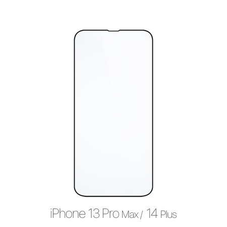 FixPremium FullCover Glass - Kaljeno Steklo za iPhone 13 Pro Max in 14 Plus
