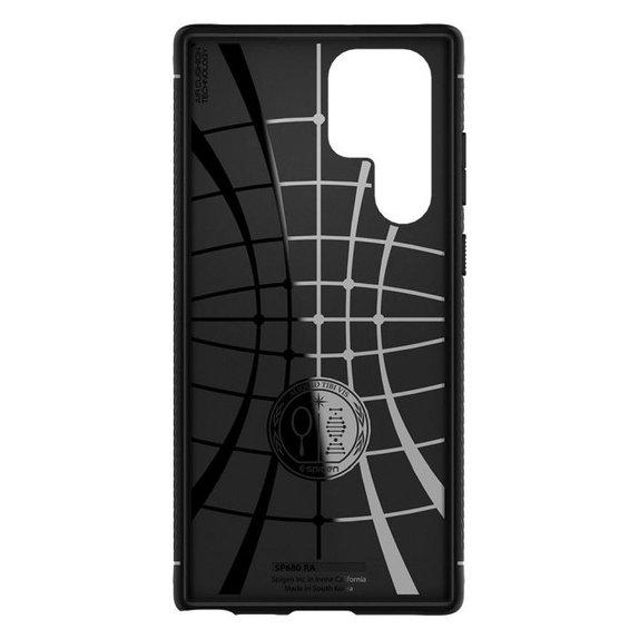 Spigen - Ovitek Rugged Armor za Samsung Galaxy S22 Ultra, Matte Black