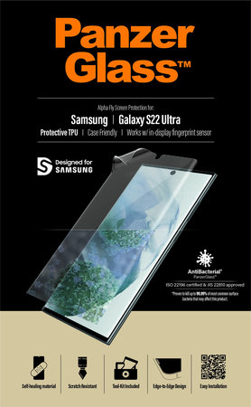 PanzerGlass - Zaščitna Folija za Samsung Galaxy S22 Ultra, transparent