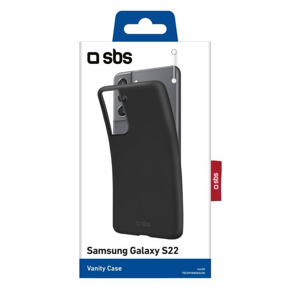 SBS - Vanity ovitek za Samsung Galaxy S22, črn