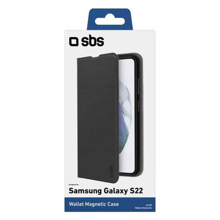 SBS - Ovitek Book Wallet Lite za Samsung Galaxy S22+, črn
