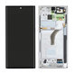 Samsung Galaxy S22 Ultra S908B - LCD zaslon + steklo na dotik + okvir (Phantom White) - GH82-27488C, GH82-27489C Genuine Service Pack