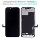 Zaslon Hard OLED za iPhone 13 Mini, Steklo na dotik z okvirjem, FixPremium