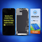 Zaslon Hard OLED za iPhone 12, 12 Pro, Steklo na dotik z okvirjem, FixPremium