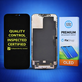 Zaslon Hard OLED za iPhone 12 Pro Max, Steklo na dotik z okvirjem, FixPremium