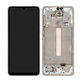 Samsung Galaxy A33 5G A336B - LCD zaslon + steklo na dotik + okvir (Awesome White) - GH82-28143B, GH82-28144B Genuine Service Pack