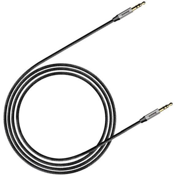 Baseus - Aux Kabel (1m), srebrno/črna