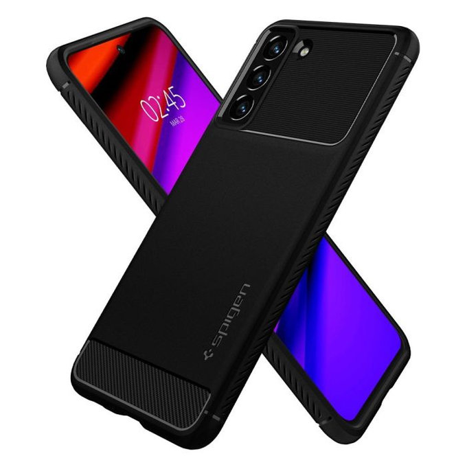 Spigen - Ovitek Rugged Armor za Samsung Galaxy S21 FE, Matte Black