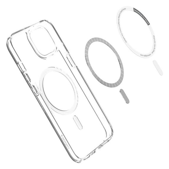 Spigen - Ovitek Ultra Hybrid z MagSafe za iPhone 13 mini, bela