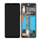 Sony Xperia 10 IV XQCC54 - LCD zaslon + steklo na dotik + okvir (Black) - A5047173A Genuine Service Pack
