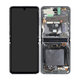 Samsung Galaxy Z Flip 5G F707B - LCD zaslon + steklo na dotik + okvir (Mystic Grey) - GH82-27359A Genuine Service Pack