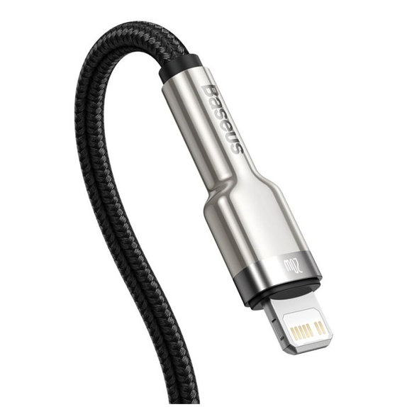 Baseus - Lightning / USB-C Kabel (2m), črna