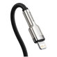 Baseus - Lightning / USB-C Kabel (2m), črna