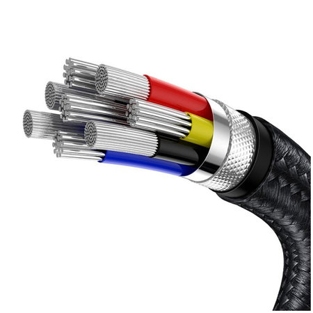 Baseus - USB-C / USB-C Kabel (1m), črna