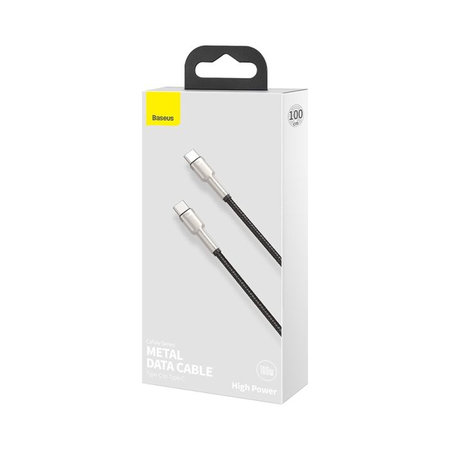Baseus - USB-C / USB-C Kabel (1m), črna
