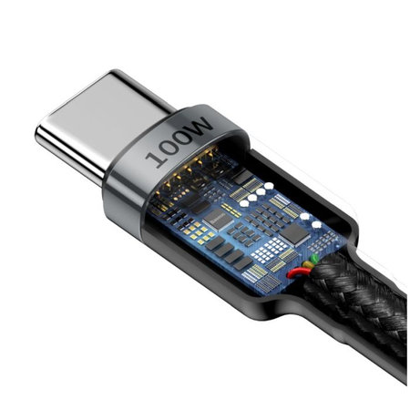 Baseus - USB-C / USB-C Kabel (2m), črna