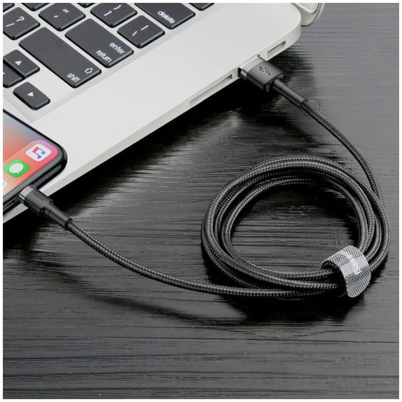Baseus - Lightning / USB kabel (1m), črn