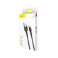 Baseus - Lightning / USB kabel (1m), črn