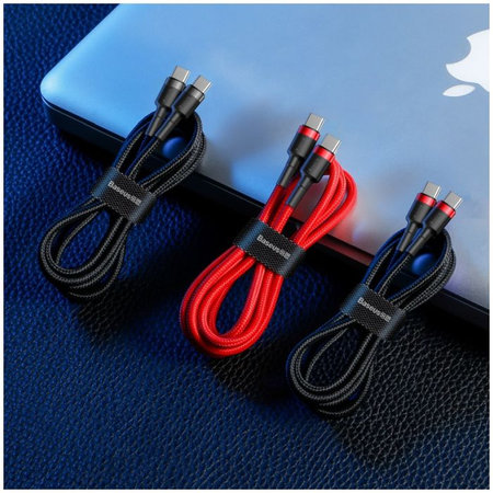 Baseus - USB-C / USB-C Kabel (2m), črna