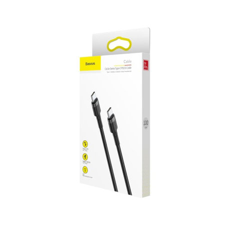 Baseus - USB-C / USB-C Kabel (2m), črna