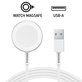 Magnetni polnilni kabel za Apple Watch, USB-A, 1 m, plastika, bulk