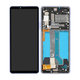 Sony Xperia 10 IV XQCC54 - LCD zaslon + steklo na dotik + okvir (Lavender) - A5047176A Genuine Service Pack
