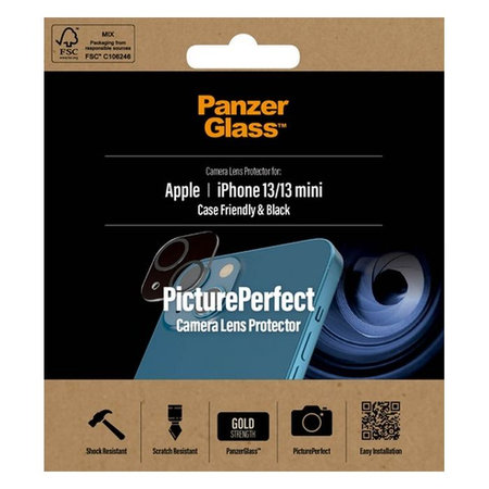 PanzerGlass - Zaščitni Ovitek za Objektiv Kamere PicturePerfect za iPhone 13 mini in 13, transparent