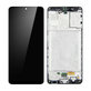 Samsung Galaxy A31 A315F - LCD zaslon + steklo na dotik + okvir (Prism Crush Black) TFT